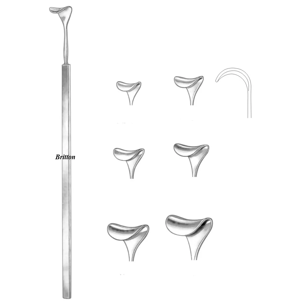 
 Высококачественный медицинский односторонний Ретрактор из нержавеющей стали 24 см 8 мм  