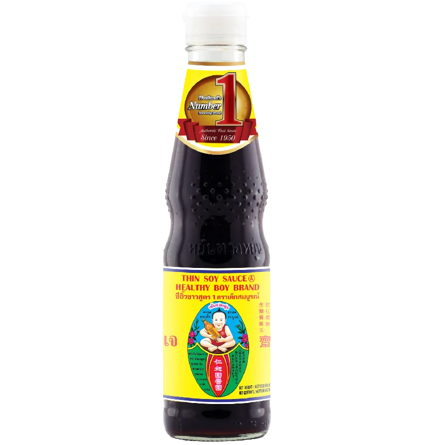 
Healthy Boy Brand - Thin Soy Sauce A 300ml Halal vegetarian sauce 