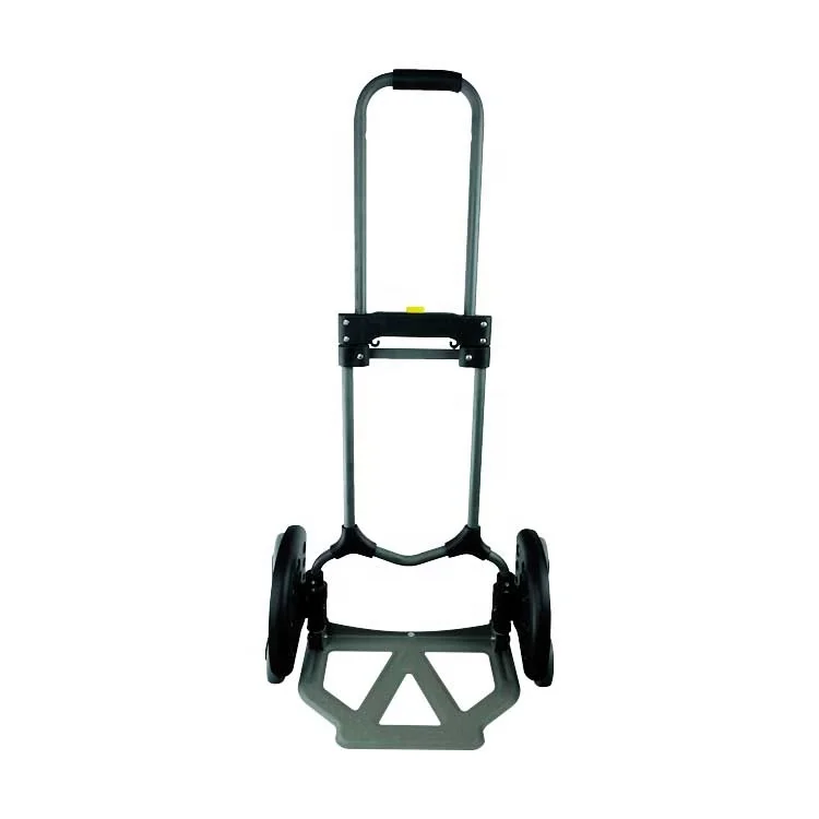 WBD Popular Black 70kg foldable transport aluminum truck hand trolley