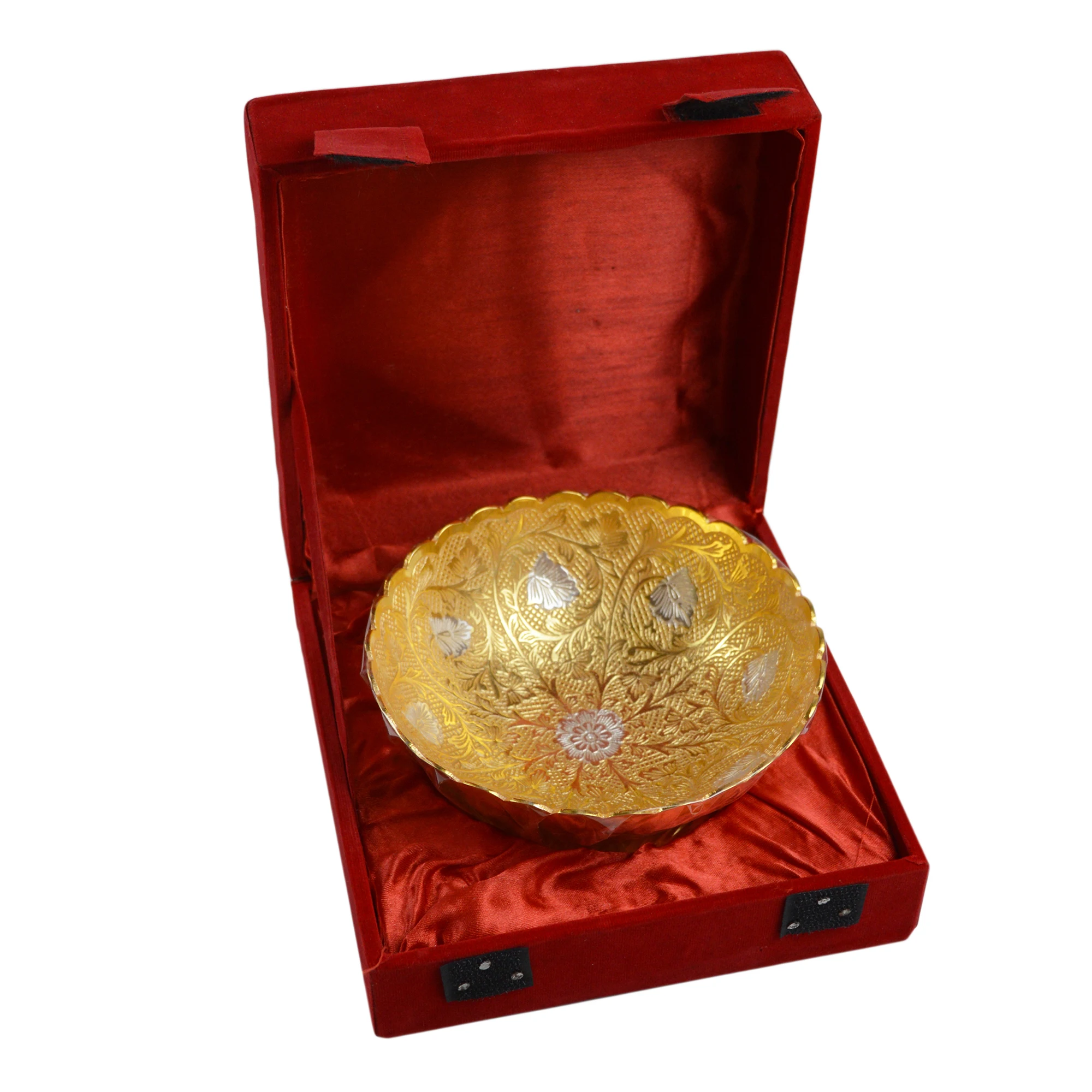 Полностью латунная металлическая миска лучшая для настольных отелей домашний декоративный обеденный стол подающая Золотая еды