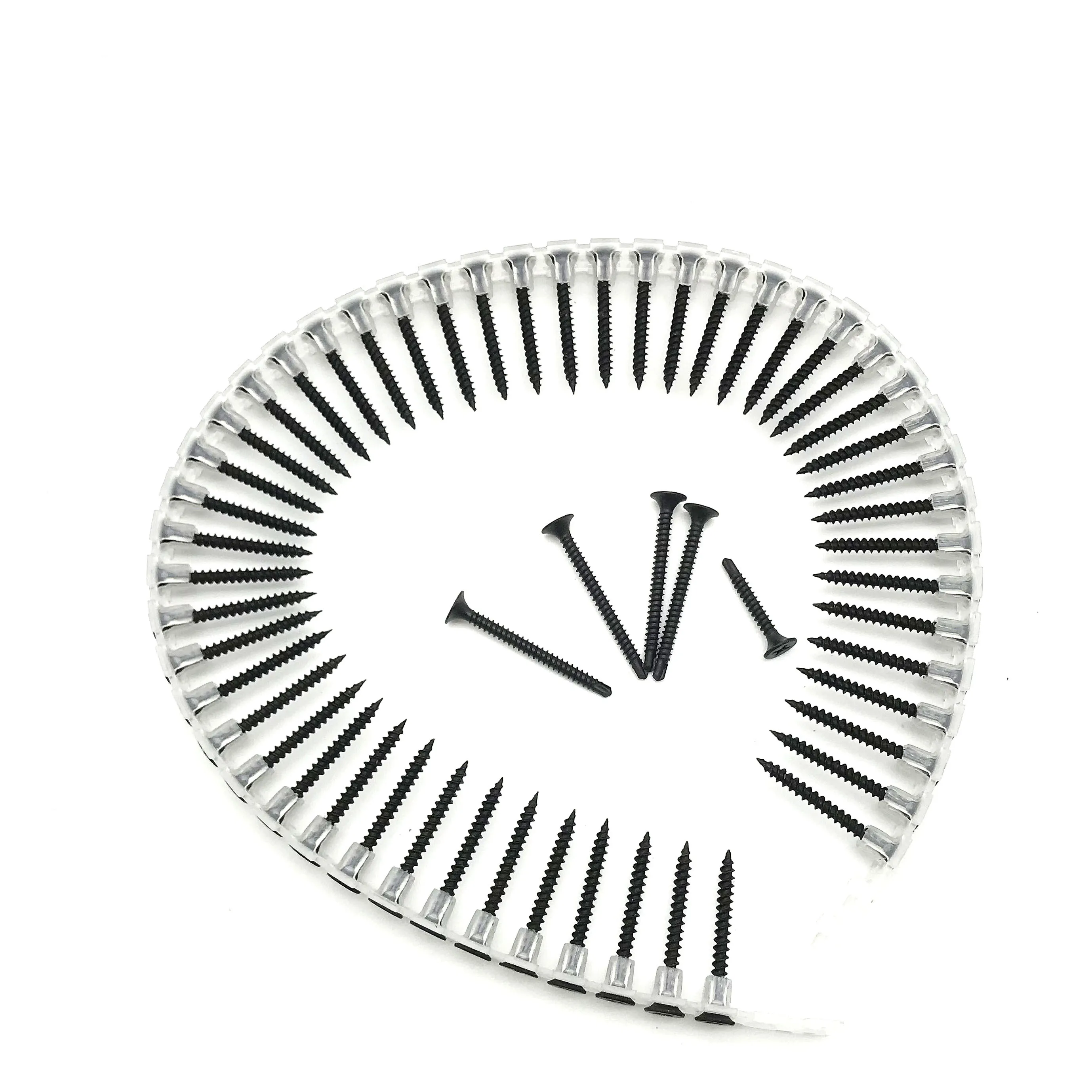 Black Phosphaed Bugle Head Collated Drywall Screws for collated drywall screw gun