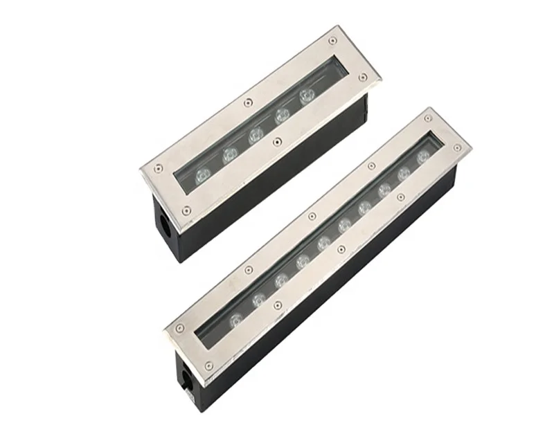 DC24V/AC85-265V RGB водонепроницаемые часы с ремешком из нержавеющей стали крышка 3 Вт 5 9 Вт/12 Вт/18 Вт/24 Вт/светодиодная напольная мозаичная лампа
