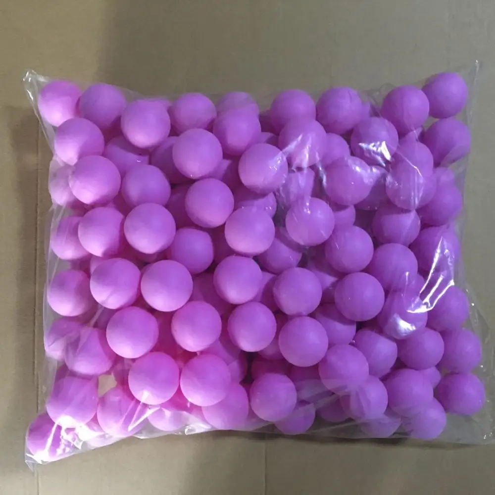 Custom 40mm Plastic PP Color Toy Pink Ping Pong Ball Table Tennis Ball
