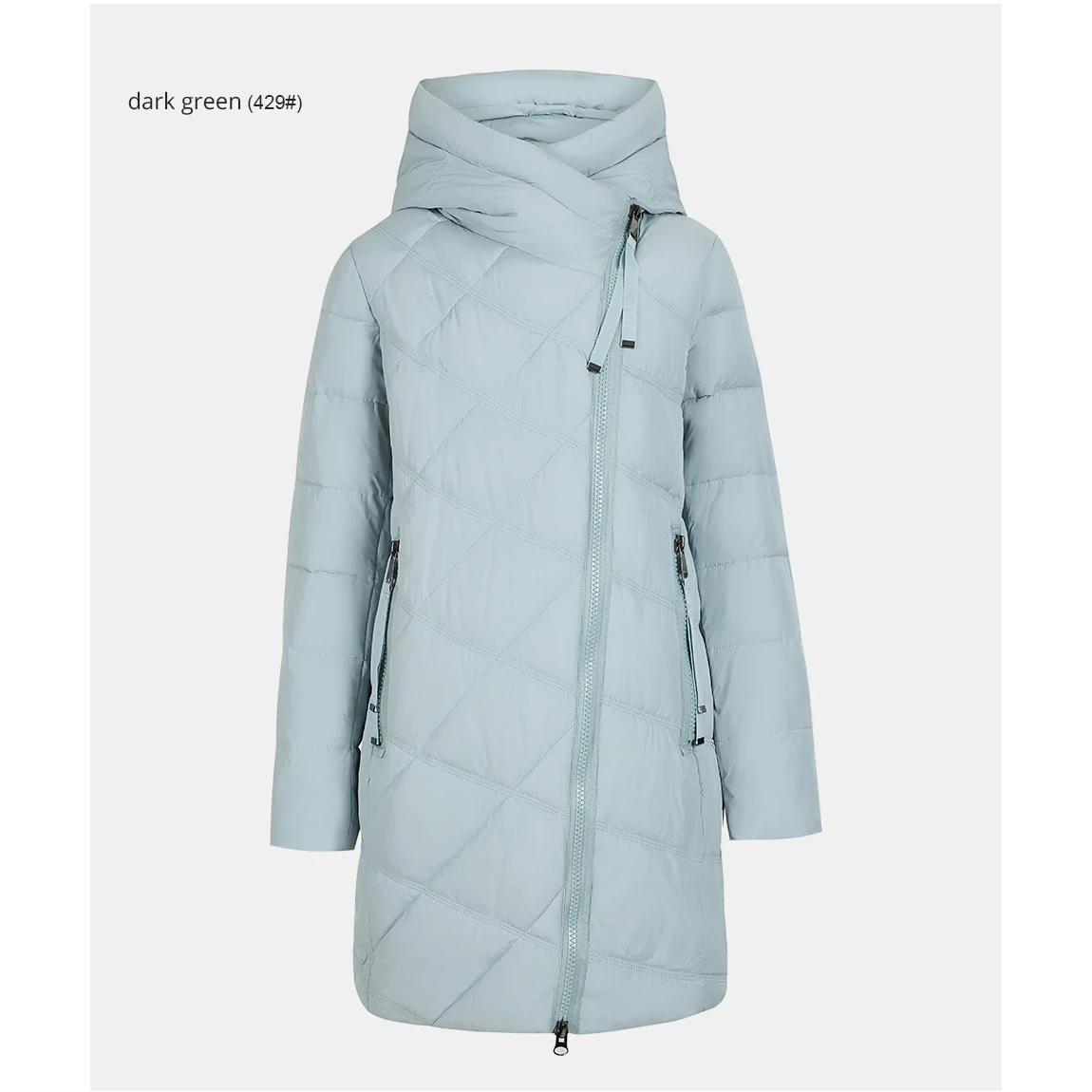 Women Jacket Pink Zipper Slim Winter Clothes Top Fashion Hooded Bio Coat Female Warm Parkas Long Puffer Jacket