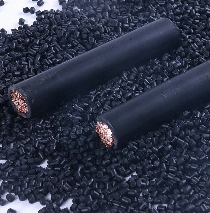 Непрозрачные белые ПВХ гранулы для оболочки кабеля наружная изоляция расширяемый девственный Композит на заказ проводов и кабелей