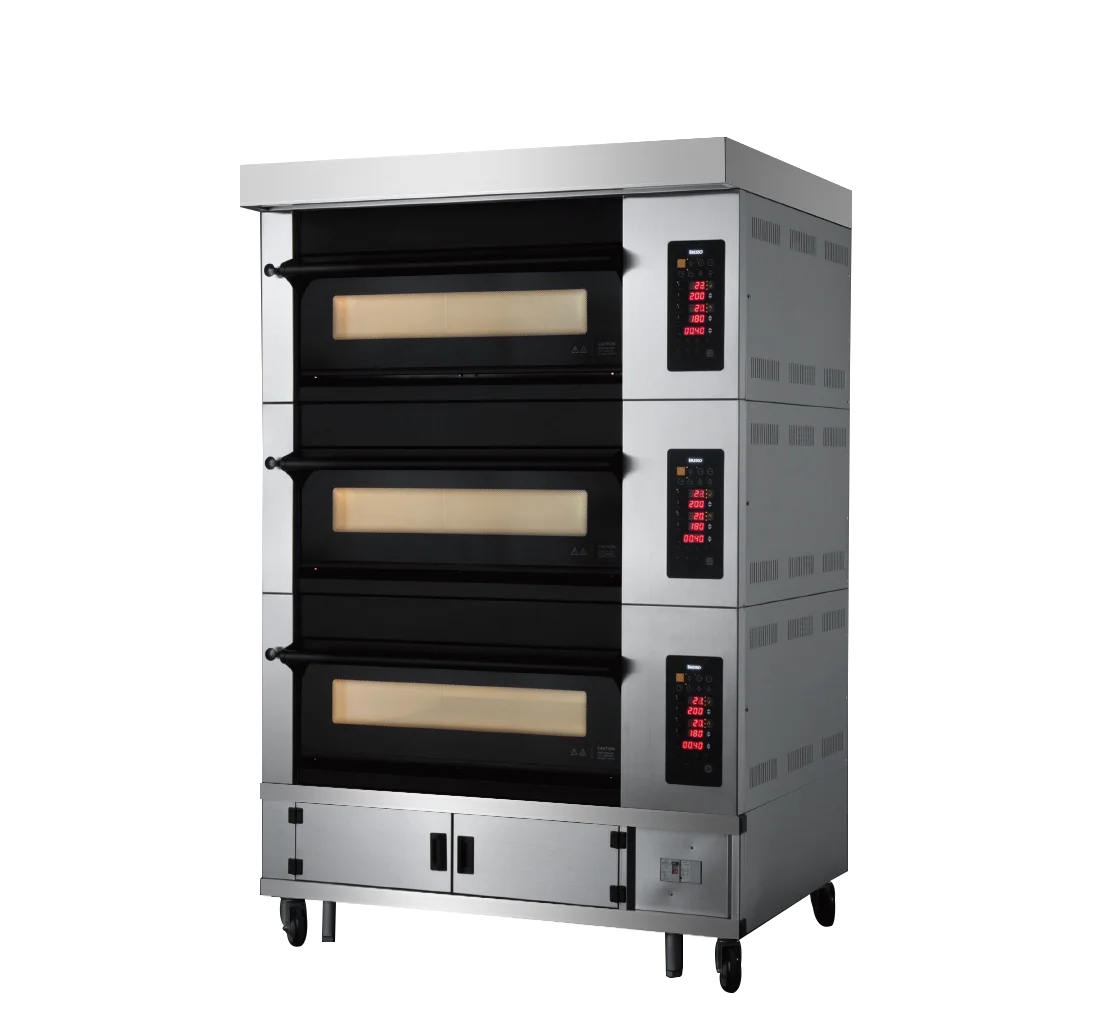 Kalbosin Commercial bread baking machine french baguette bread oven prices Equipment,electric cake 3 deck bakery oven with steam