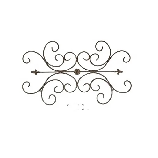 Royal Design Wall Mounted Iron Scroll Wall Decor Art Medallion Metal Home Decorations Wholesale