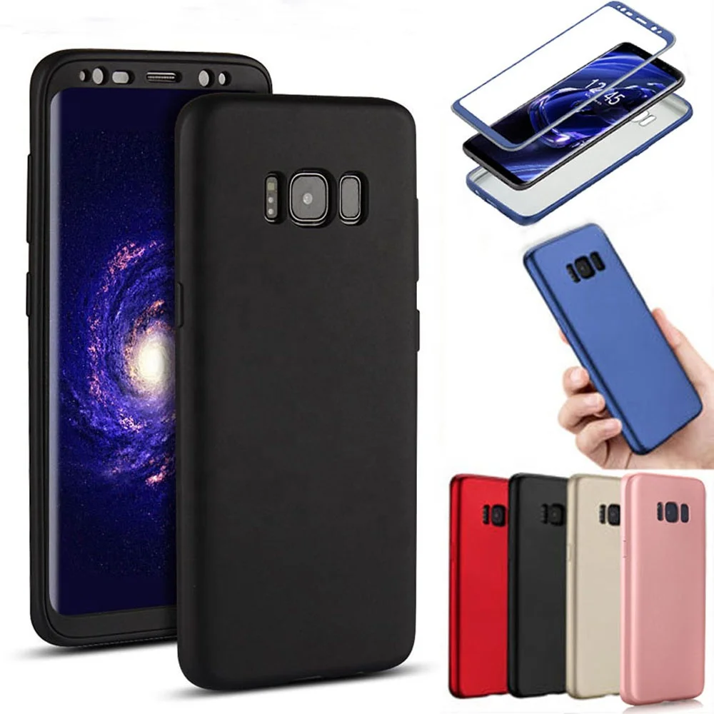 Wholesale S8 Case 2017, 360 Full PC S8 Phone Case Cover, Anti Crack Case 360 Protection Case for Samsung Galaxy S8 S8 Plus