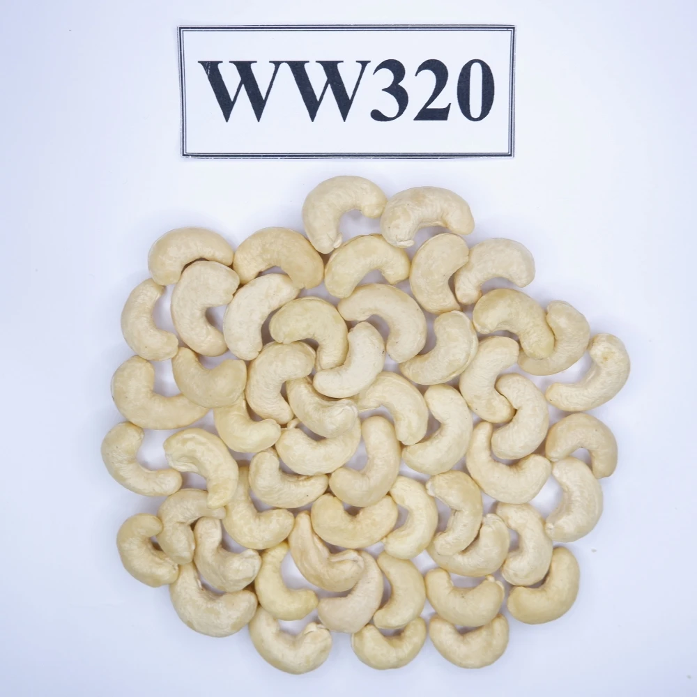 Оригинальные орехи кешью WW320 100% сырые хорошая упаковка высокий высушенный класс цена новейший урожай