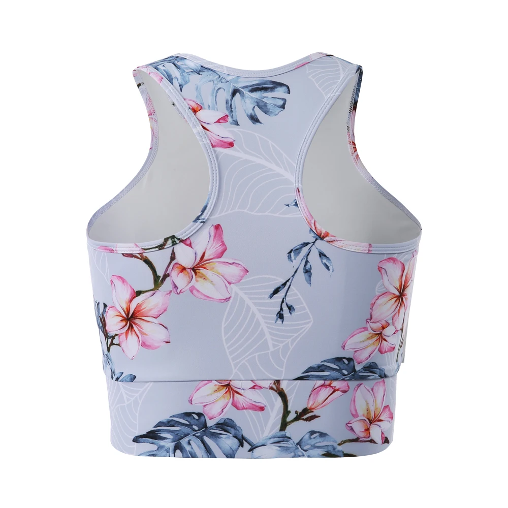 Private Label Activewear Sublimated Fitness Custom Made High Support Seamless Sports Bra Sports Bra
