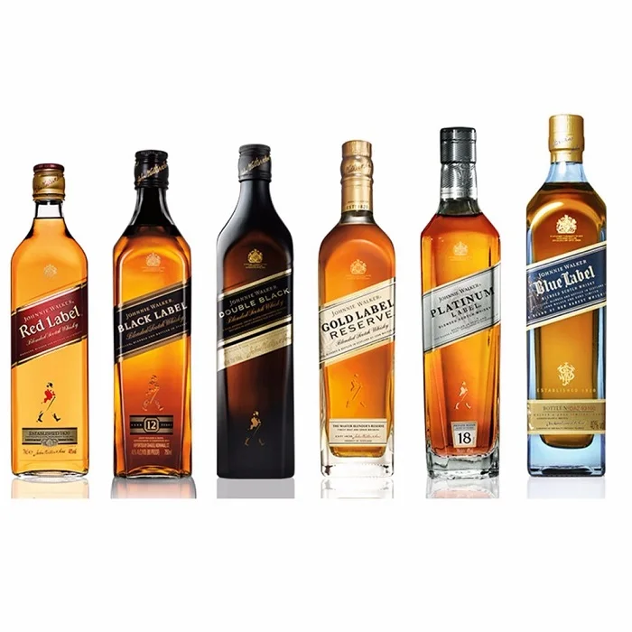 Виски Johnnie Walker с синей