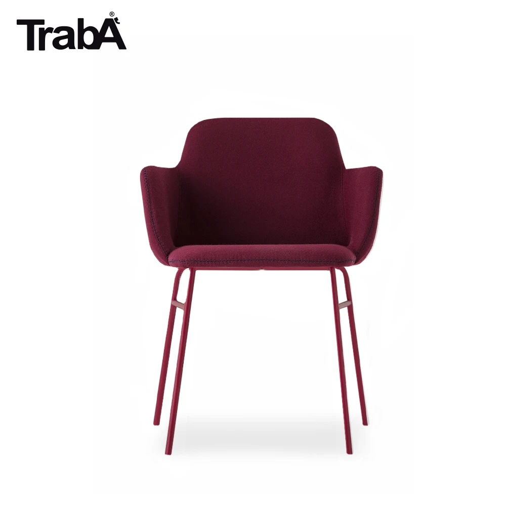 High Quality metal tube frame shell in fabric leather eco-leather