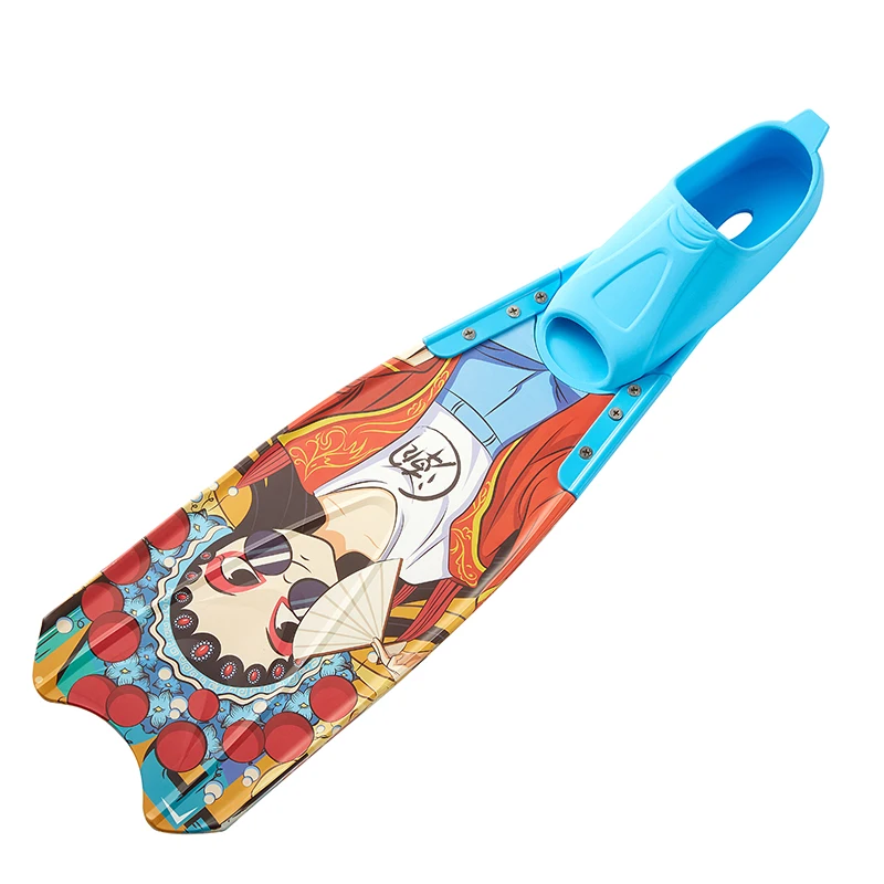 Factory Supply Professional Soft Silicone with Efficient Thrust Swim Fins Secured Tight Fitting Fins Without Any Weak Back Strap