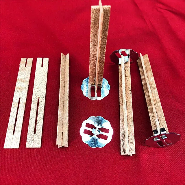 High Quality 10Mm * 80Mm Long Home Decoration Brown Candel Wick With Customized Packing