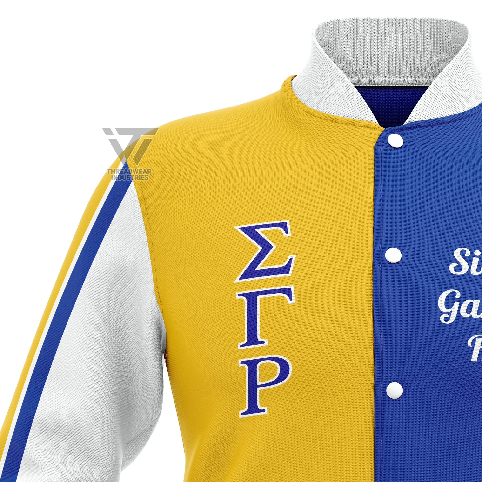 Custom Sigma Gamma Rho Sorority Embroidered Varsity Letterman Jacket