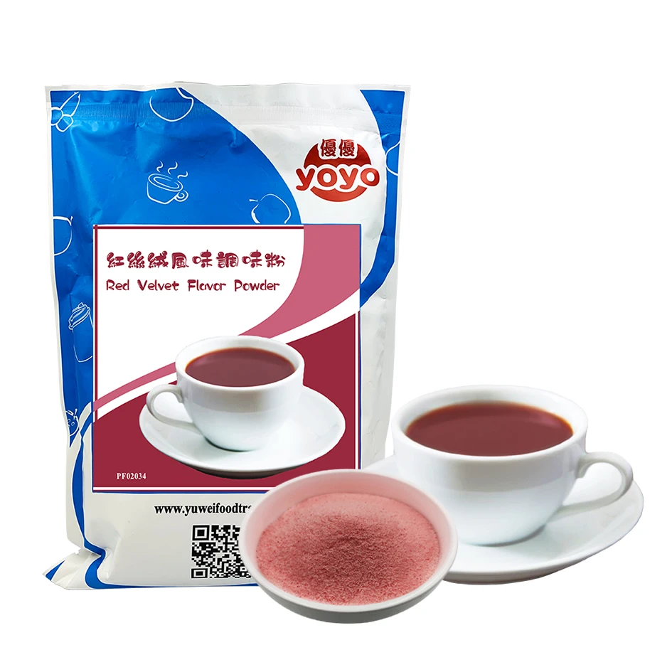 Молочный чай порошок красный бархат шоколад аромат напитков