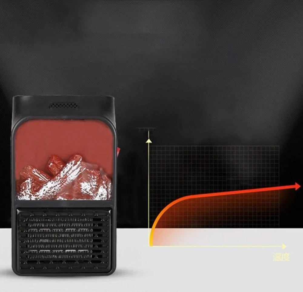 Бытовой портативный мини-обогреватель имитирующий быстрый нагрев