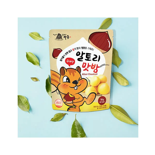 
KOREAN HEALTH LIGHT MEAL Peeled and Ready to Eat Nut Snacks Chestnut Product Consumed in Multiple ways 