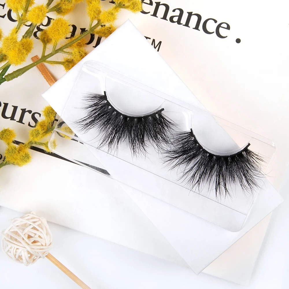 own brand extra long fluffy looking 25mm mink eyelashes