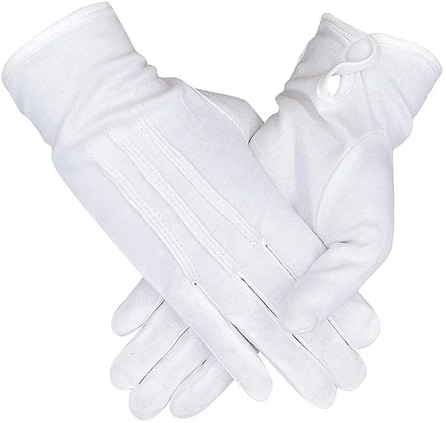 2022 latest design 100% cotton bridal gloves customized color size style logo packing ODM supply