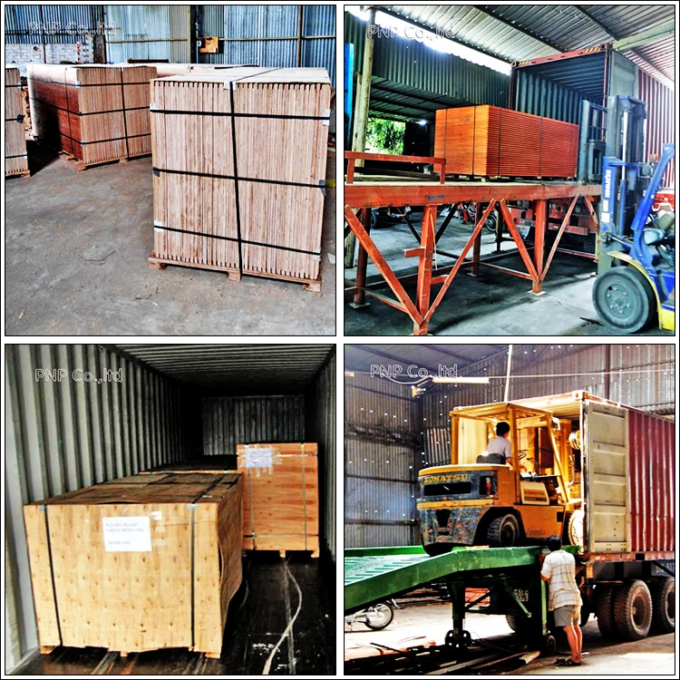 Keruing 28mm container plywood smooth face straight for building or repairing container flooring from Vietnam