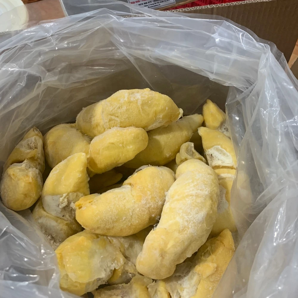 Желтая замороженная обработка сладкий вкус высокое качество срок годности 12 месяцев обычное культивирование замороженное дурийное мясо из
