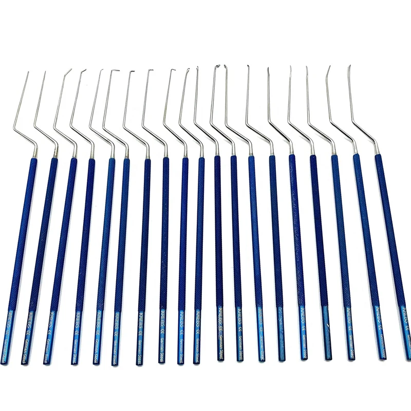 Rhoton Micro Dissector Kit Straight Set w/Rack (19 pcs) Surgical Instruments