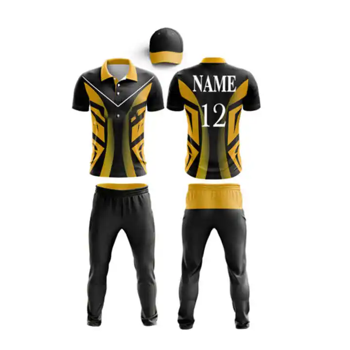Hot Sale Cricket Uniform ,Custom Printing Cricket Uniform for Youth and Adults in Pure Quality Material