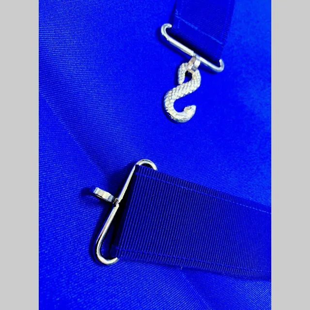 Masonic Regalia Master Mason Apron Craft Provincial Rank Regalia Officers Full Dress Aprons With Metal Gold Color Plated Tassels