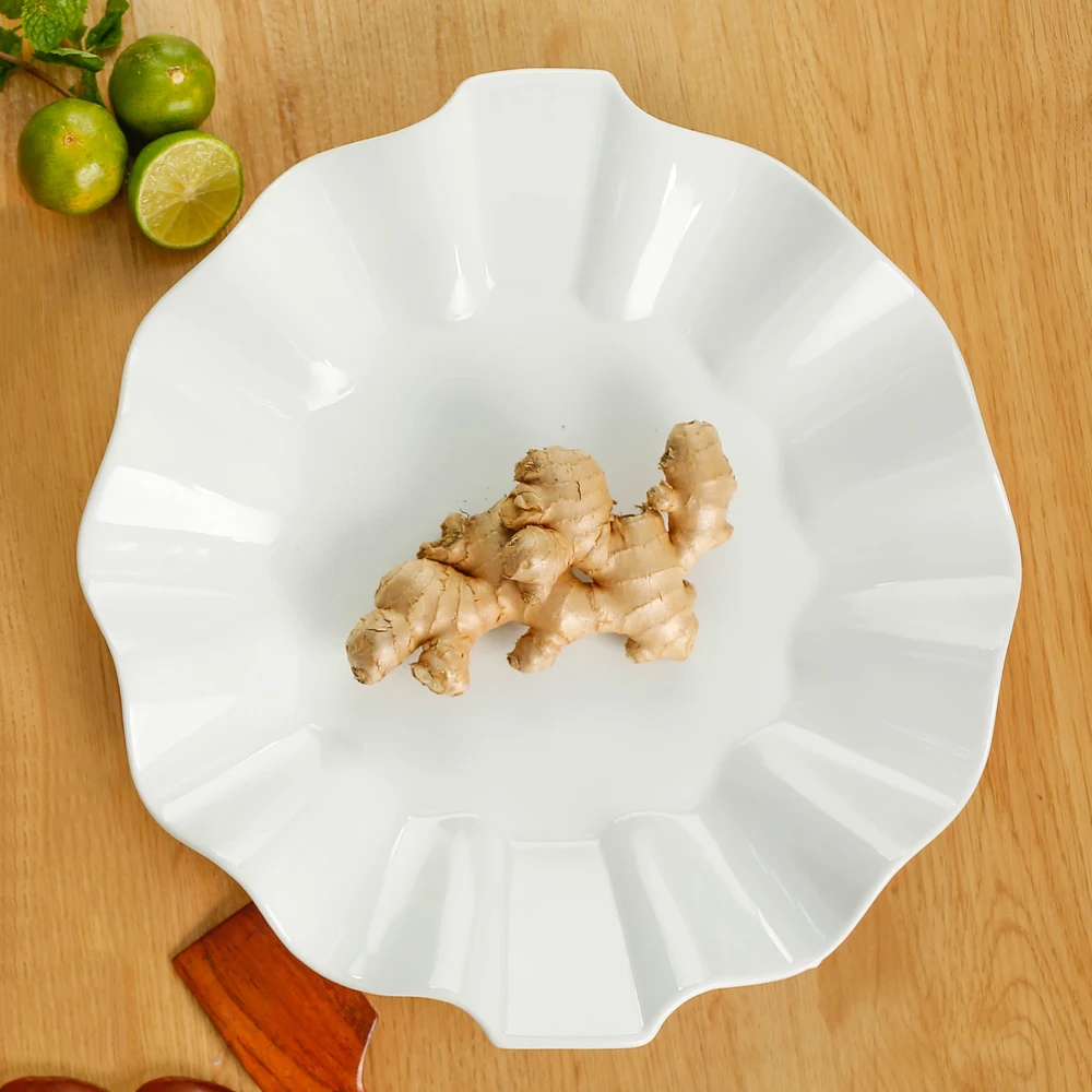 OEM 2022 New Arrival Luxury Porcelain Dinner Plate hot trend wholesale for restaurants and hotels