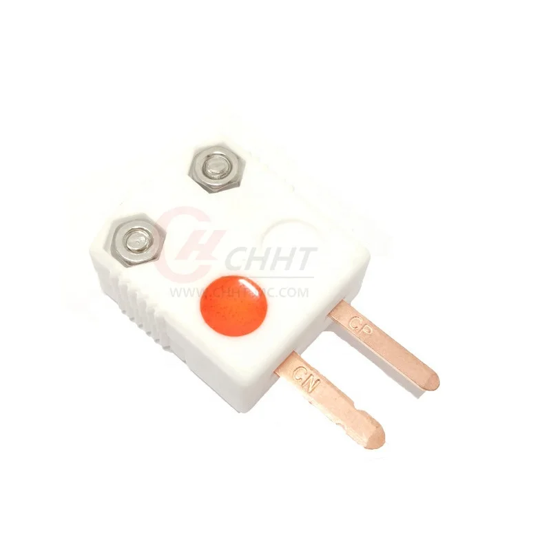 Ceramic miniature size male and female thermocouple connector type C