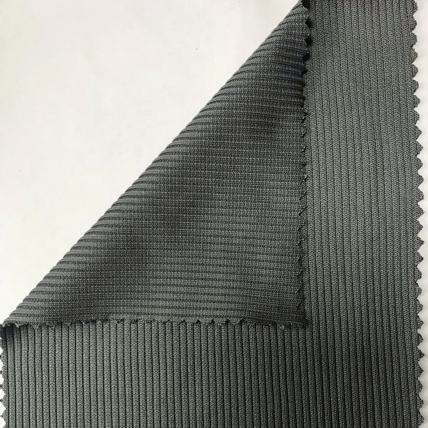 Тайвань высокое качество в наличии хлопок/полиэстер 1X1 2X2 трикотажная ткань рубчик для подола