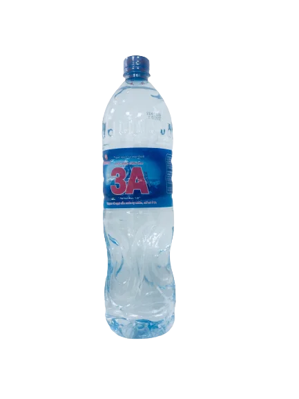 Питьевая вода в пластиковой бутылке, 3 А, 1500 мл