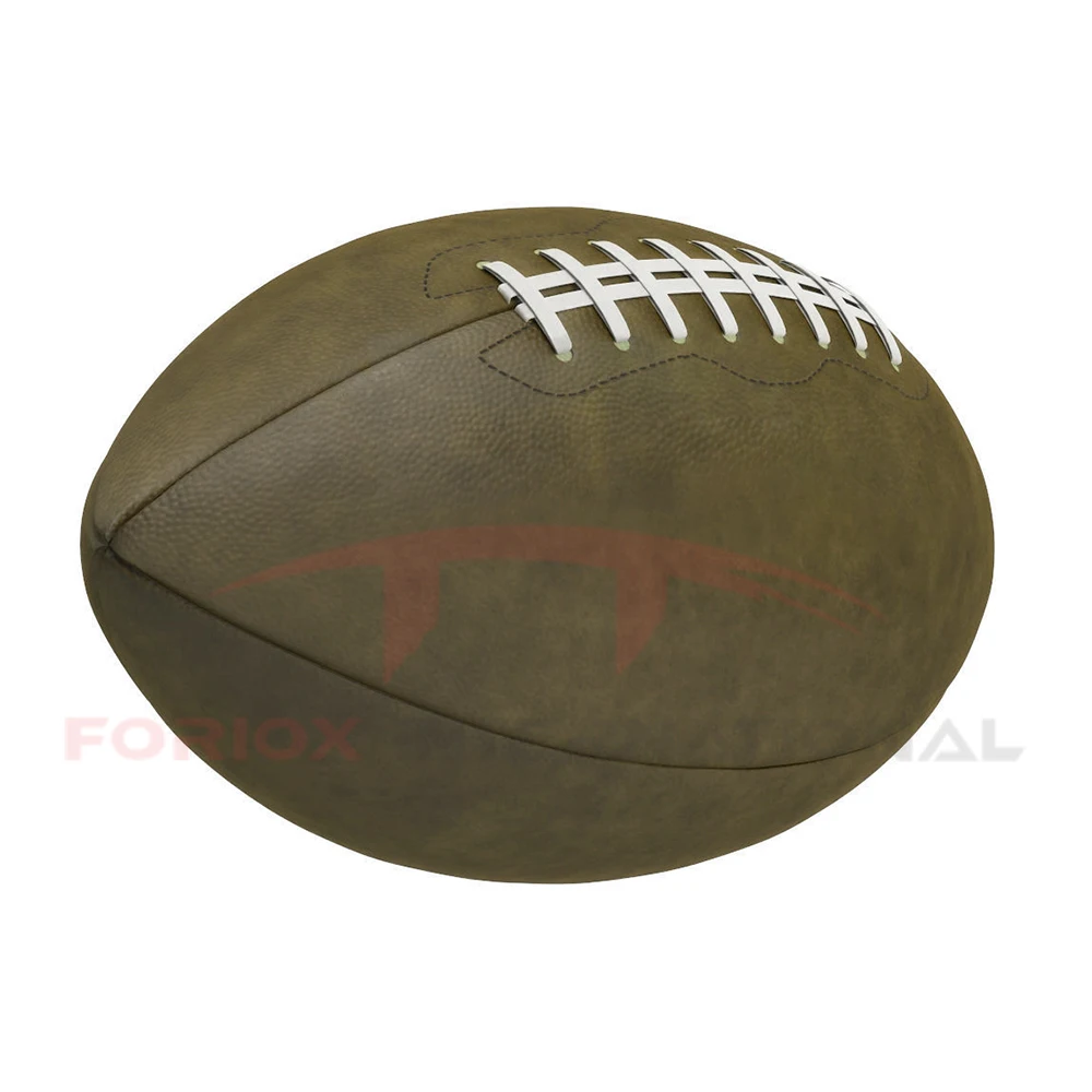 
Foriox International Goods White Grain surface custom rugby ball size 5 for training 