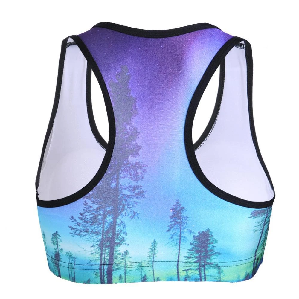 Women Adjustable Back Sports Underwear Running Yoga Fitness Sports Bra