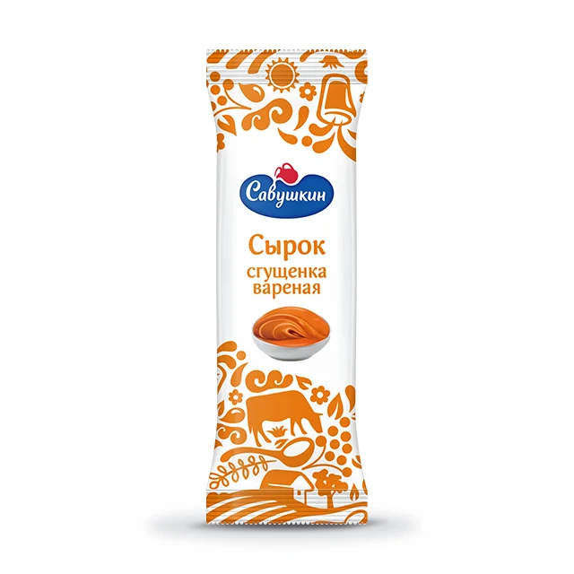 Glazed curd bar 20.0% filling and Vanilla flavor.