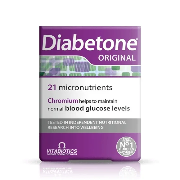 
Vitabiotics Diabetone Original 30 Tablets Chromium Vitamins & Minerals Diabetone Original 30 Tablets 5021265242252 