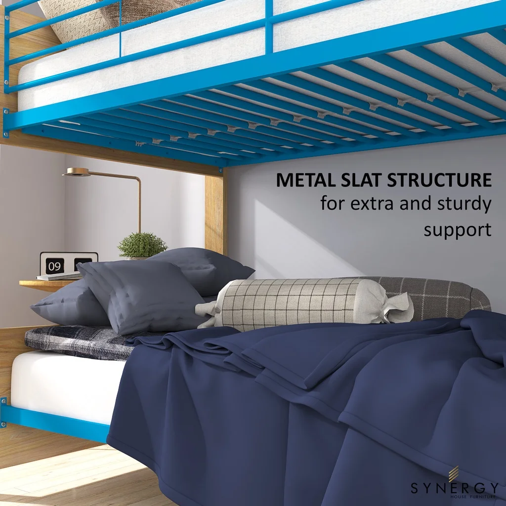 Высококачественная прочная двухъярусная кровать-ALEXA Series - 2 цвета-4,6 футов-двухслойная-Katil 2 Tingkat