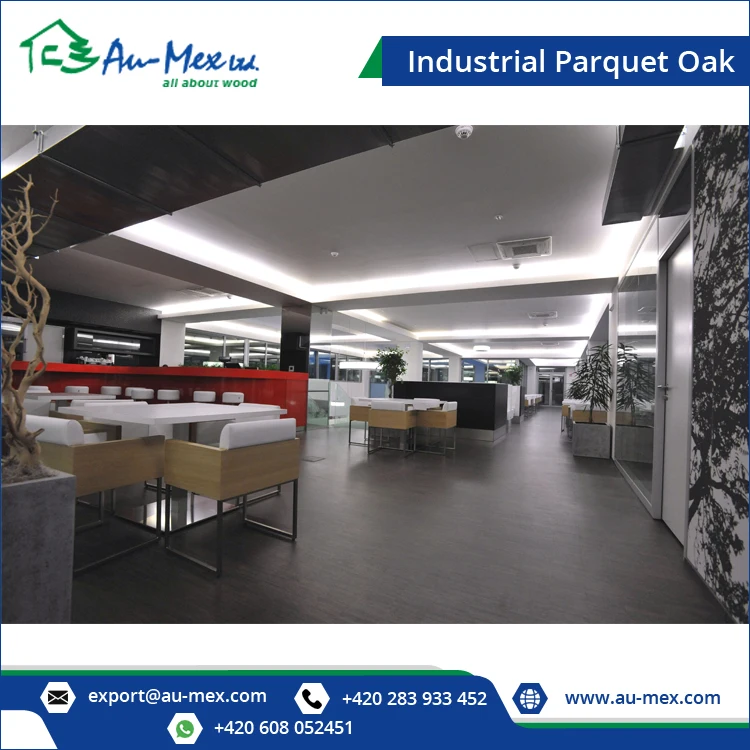 Premium Quality Durable Industrial Parquet Oak Solid Wood Flooring 22.8x8x160 mm