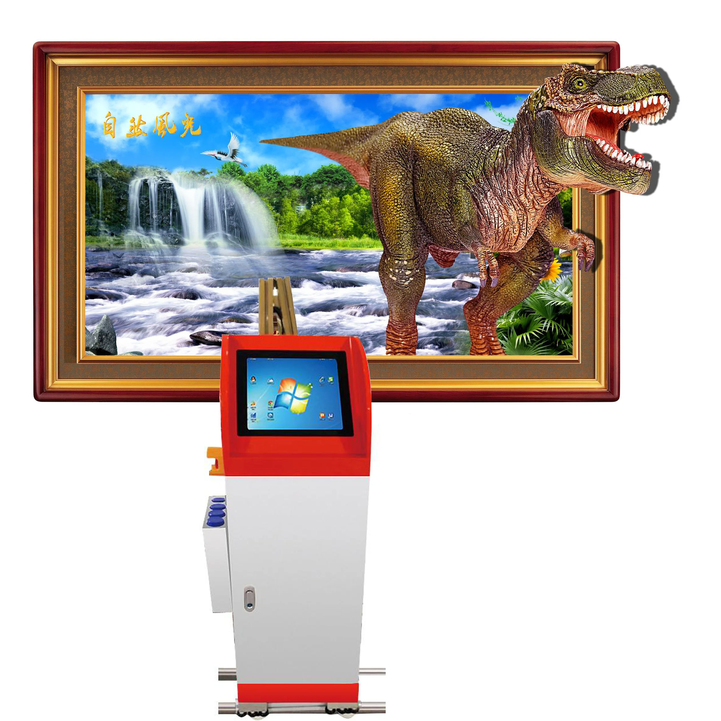 Faith Advanced Direct to wall 3D Vertical wall Painting machine for White Latex Paint Shell powder Glass Wall KT board