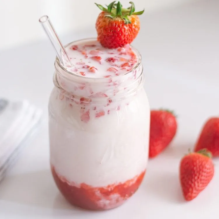strawberry milk powder boba tea supplies