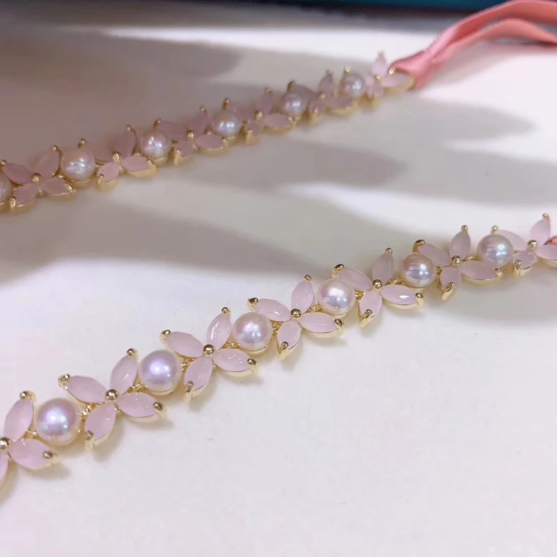 wholesale real natural pearl hairband, customized designs available
