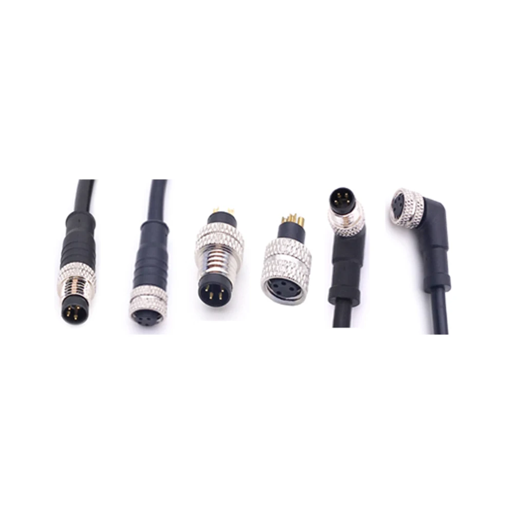 
Good Quality Waterproof M8 Assembly Connector Cable Ip67 Equal to Binder and Phoenix 