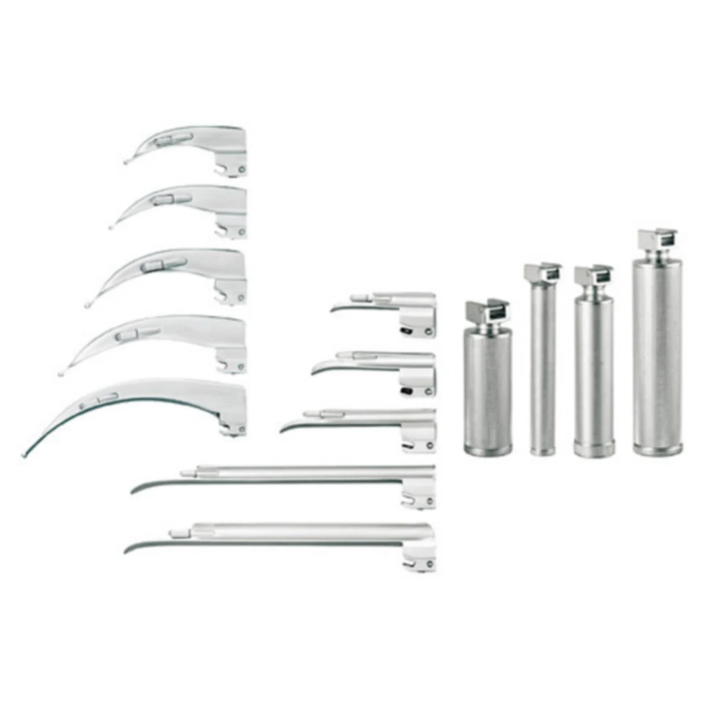
Flexible Mac Miller Laryngoscope - Mouth Examination Set 