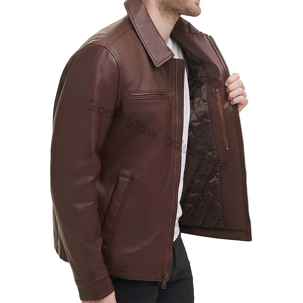 New fashion Casual Plus Size Outdoor coat large size winter men leather jackets