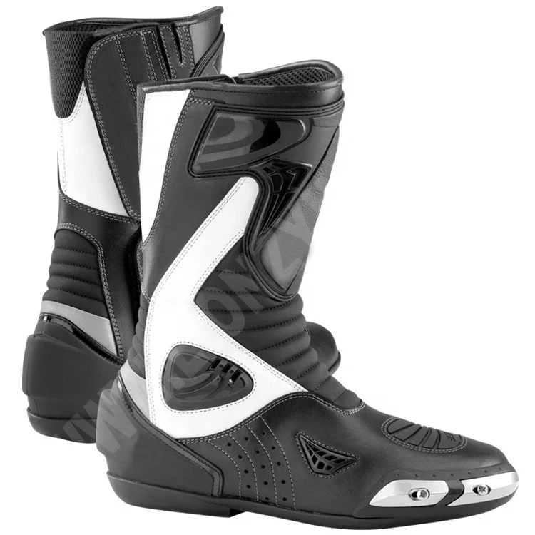 Lionzy International Wholesale OEM Anti Slip Motorbike Riding Waterproof Full Boots Motorbike Touring Shoes Riding Racing