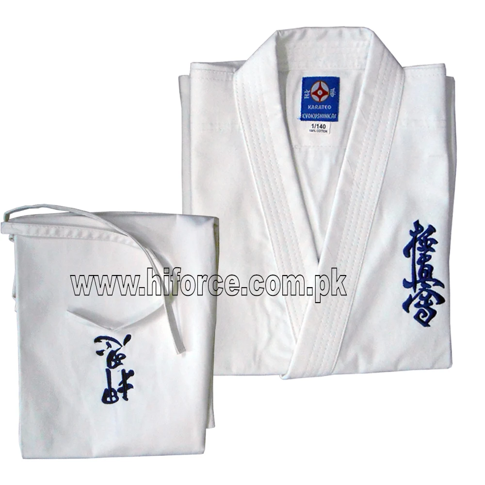 Custom Logo Kyokushin Karate gi Top Quality Cotton ichigeki kyokushin Karate Uniform dogi Training Kimono