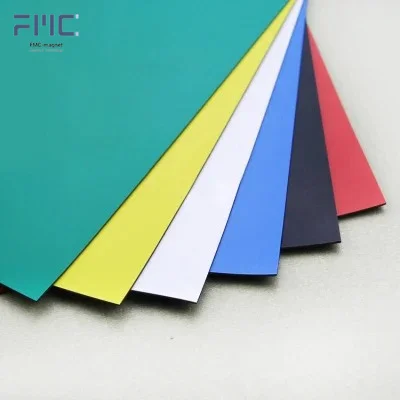 Hot Selling Customized Size Color PVC Rubber Magnet Soft Sheet  Magnetic Paper
