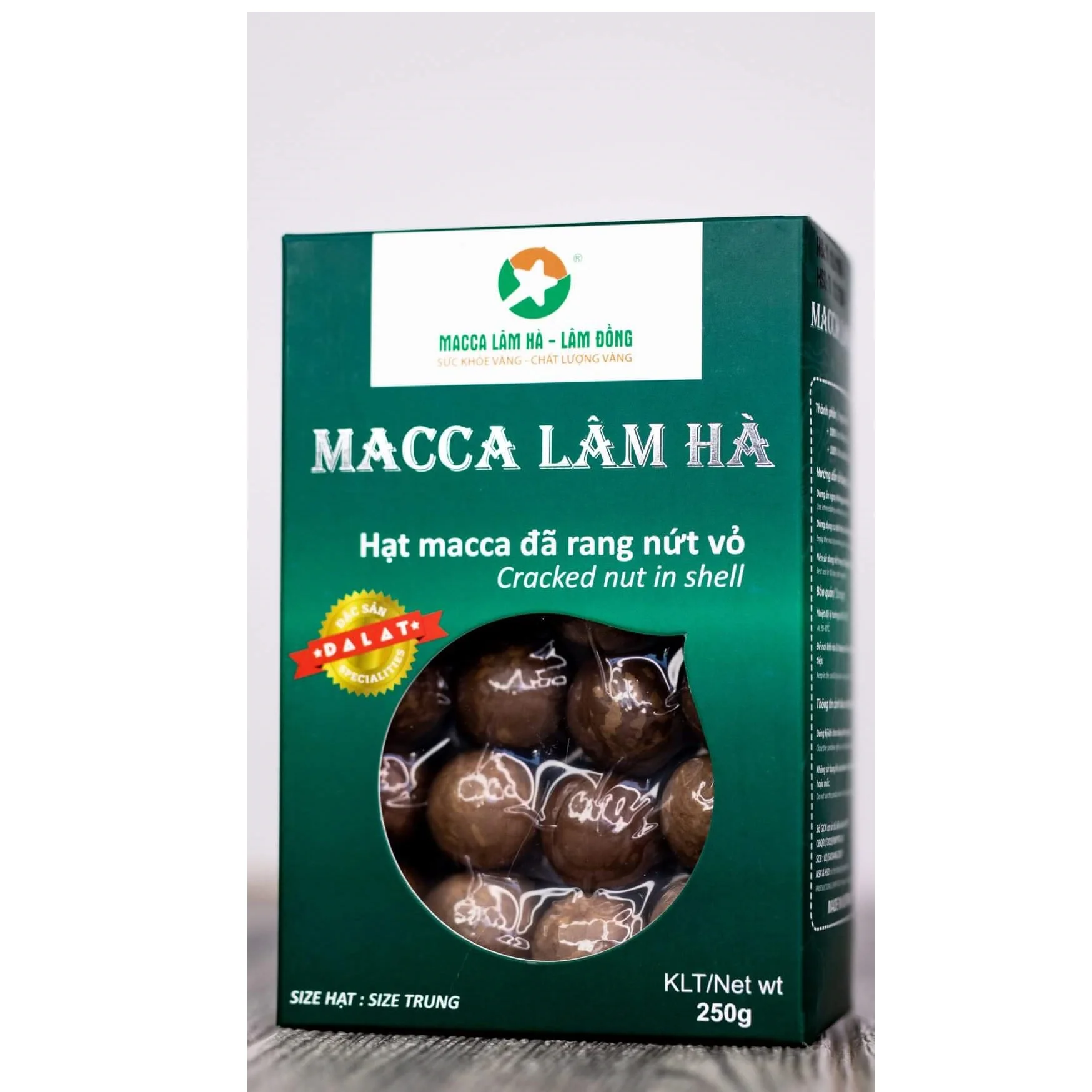 ISO Certification 100% Macadamia nuts Dried Style Organic Cultivation Type Macadamia nuts (green box) from Vietnam
