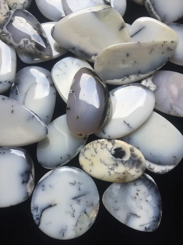 Dendrite Опал Кабошон dendrite драгоценный камень оптом Свободный